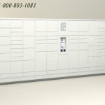 Electronic package delivery lockers student housing pc7 66 combo