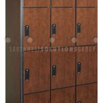 Employee lockers for daytime personal effects storage