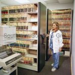 End tab filing shelves medical chart shelving texas oklahoma arkansas kansas tennessee