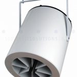 Energy efficient air circulation destratification fans