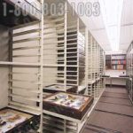 Entomology collection museum cabinet compact shelving storage system