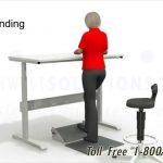 Esd adjustable automatic workstation benches