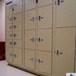 Evidence lockers secure storage sheriffs department