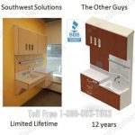 Exam room casework millwork lifetime warranty cabinets medical healthcare storage concept