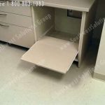 Exam room pull out shelf modular casework cabinets bbb