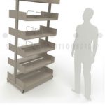 Fiction and non fiction collection 6 row capacity double face shelving 84h 36w 24d