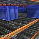 Fifo carton flow racks