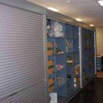 File shelving security doors