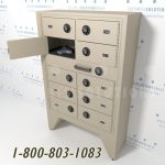 Firearm storage cabinet police law enforcement weapons storage compartments
