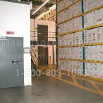 Fireproof vault storing records electronic data media servers