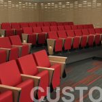 Fixed auditorium public seating furniture chairs