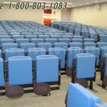 Fixed auditorium seating chairs fold down plastic poly furniture