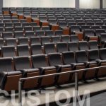 Fixed chairs auditoriums lecture halls seating