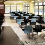 Fixed lunch break room furniture auditorium cafeteria seating tables chairs