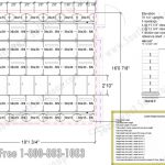 Floor loading elevation drawing rails