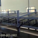 Flow rack lean manufacturing