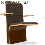 Fold down seat chair with arms flip up jump seat