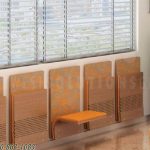 Fold down wall healthcare seats waiting areas patient rooms