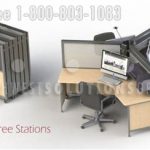 Folding desk workstation save space storage