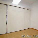 Folding movable partition walls