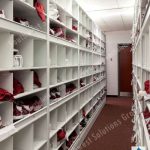 Football equipment shoe storage cubbies shelving