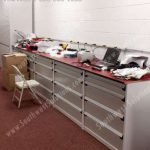 Football equipment workbench drawers