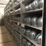 Football helmet storage shelving dallas cowboys