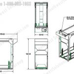 Four bed hospital storage lift dimensions