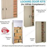 Four post locking door cabinet parts accessories components roll down sliding hinged doors
