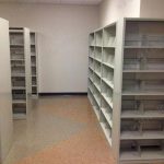 Four post open wall shelving storage parts