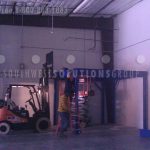 Freestanding industrial structural mezzanine warehouse