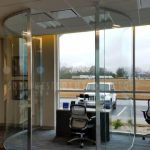 Freestanding open office pod walls meeting booths