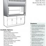 Fume hood air flow ventilation bench top counter