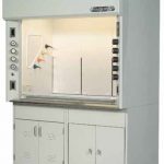 Fume hood chemical lab ducted ductless cabinet