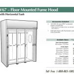 Fume hood walk in lab chemical exhaust system