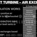 Fume removal exhaust turbine fan ventilation