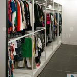 Garment rails for apparel storage