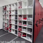 Garment shelving storage racks jerseys uniforms seattle spokane olympia