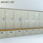 Gear storage lockers police personal storage ssg psl bench top option4