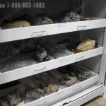 Geology museum storage cabinet rocks artifacts collection drawers racks