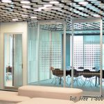 Glass wall operable partitions
