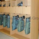 Gsa parachute storage racks military flight crew shelving spacesaver high density cabinets