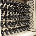 Gun secure storage military handgun armory inventory rfid tracking system