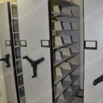Hand crank high capacity storage cabinets