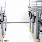 Hand crank mobile industrial warehouse storage racks