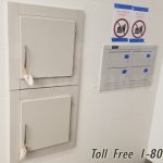 Hand gun locker sally port wall mounted