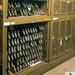 Handgun storage cabinet secure lockers military armory storage