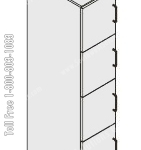 Hanging garment racks cabinets clothes storage modular millwork casework shelves rods gsa bbb