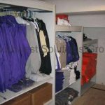 Hanging sports jackets shelving equipment racks