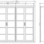Healthcare stainless steel cabinets double in wall elevation 52624 fp r2